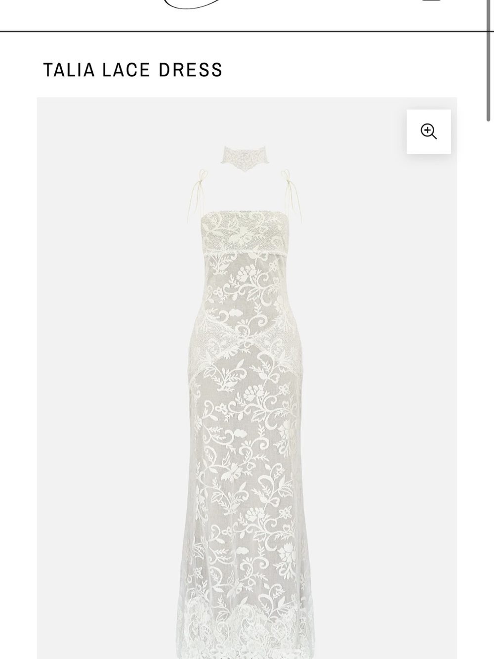 Talia lace dress - yllw the label